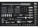 Kraftwerk Steckschlüssel-Einlage 1/4 1/2 164-teilig