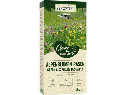 [90346997 1697310] Eric Schweizer Alpenblumen-Rasen Clever Nature, 625 g