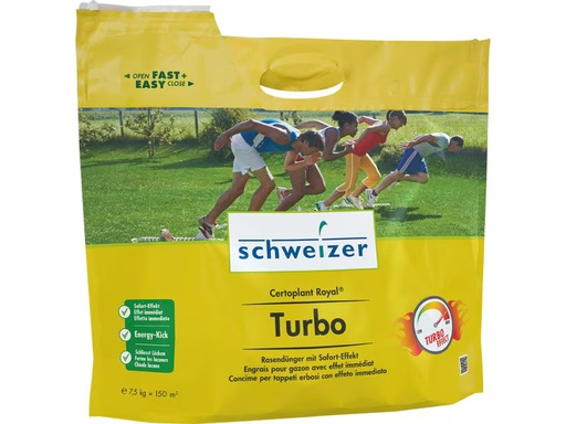 [90347026 1697314] Eric Schweizer Rasendünger Certoplant Royal Turbo, 7.5 kg