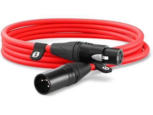 [90347052 1580025] Rode XLR-Kabel XLRm-XLRf 3 m, Rot