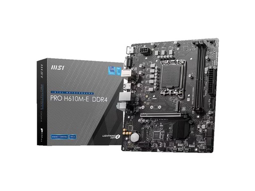 [90347063 1673919] MSI Mainboard PRO H610M-E DDR4
