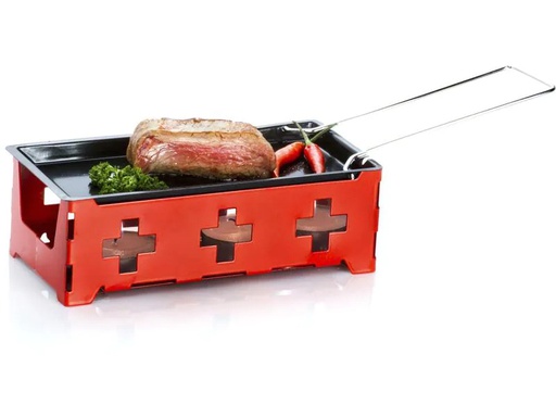 [90054847 268101] Nouvel Teelicht-Raclette Heat Cheese! @home Rot