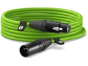 Rode XLR-Kabel XLRm-XLRf 6 m, Grün