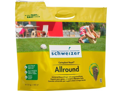 [90347154 1697312] Eric Schweizer Rasendünger Certoplant Royal Allround, 7.5 kg