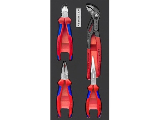 [90347178 1704259] Kraftwerk Zangen-Set Knipex EVA3, 4-teilig