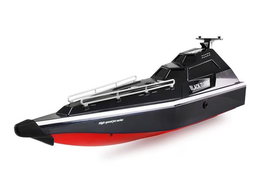 [90347212 1702949] Amewi Militärboot Black Turbo Schwarz, 420 mm, RTR