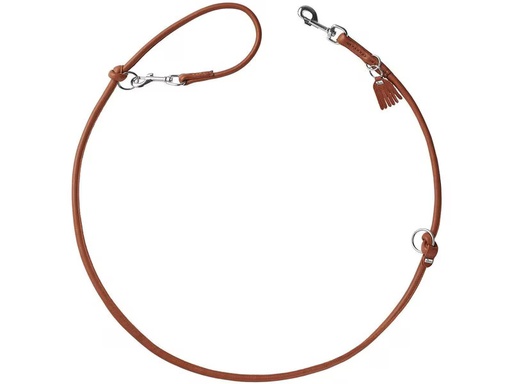 [90347237 1688763] Hunter V-Leine Round München 10/200, Rindsleder, Cognac
