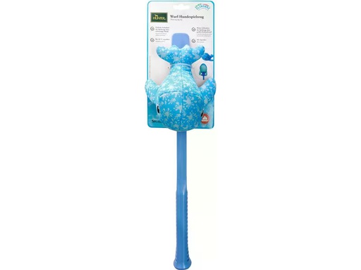 [90347276 1688733] Hunter Hunde-Spielzeug Flingerz Splash Wal, Blau