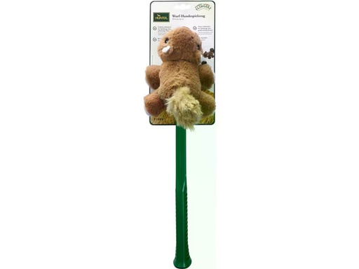 [90347310 1688730] Hunter Hunde-Spielzeug Flingerz Furry Eichhörnchen, Braun/Grün
