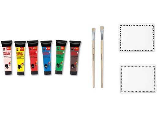 [90347349 1706648] Marabu Bastelfarbe Kids Little Artist Art Box 6 x 36 ml, 10-teilig
