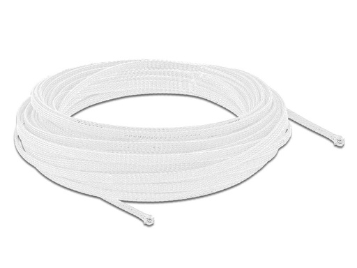 [90054877 1077553] Delock Kabelschlauch dehnbar, 10m x 3 mm Weiss