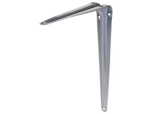 [90347378 1687401] STRUCT Blechkonsole 15 x 20 cm Grau