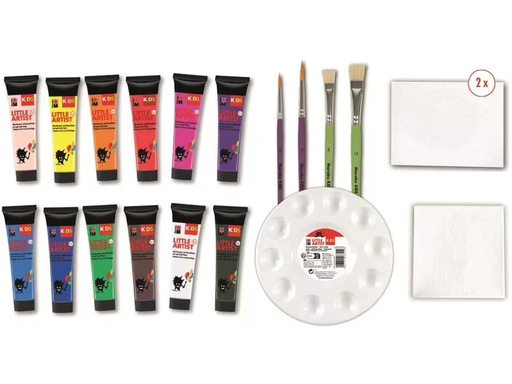 [90347397 1706649] Marabu Bastelfarbe Kids Little Artist Art Box Maxi 20-teilig