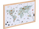 Zeller Present Magnet Memobord Weltkarte