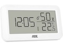 ADE Wetterstation Thermo-Hygrometer 15 cm, Weiss