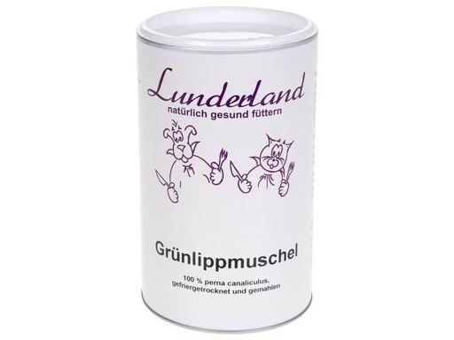 [90347524 1697402] Lunderland Hunde-Nahrungsergänzung Grünlippmuschel, 500 g