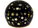 Dameco Schneekugel Ø 10 cm, Schwarz