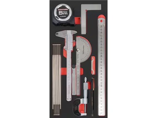 [90347678 1704257] Kraftwerk Messwerkzeug-Set Pro Line 9-teilig
