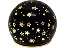 Dameco Schneekugel Ø 12 cm, Schwarz