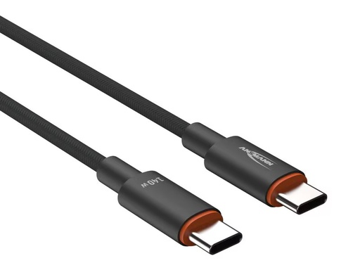 [90347713 1705863] Ansmann USB-Ladekabel Typ-C auf USB Typ-C Kabel, 60 cm
