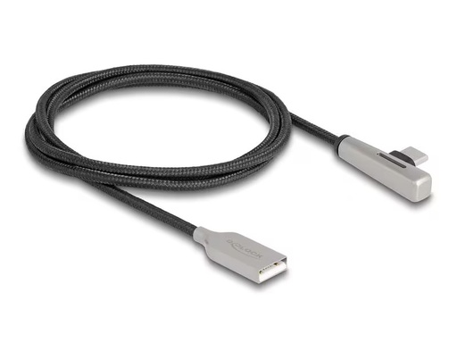 [90347807 1697459] Delock USB 2.0-Kabel Schnelladefunktion 60 W USB A - USB C 1 m