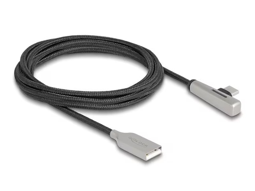[90347883 1697458] Delock USB 2.0-Kabel Schnelladefunktion 60 W USB A - USB C 2 m