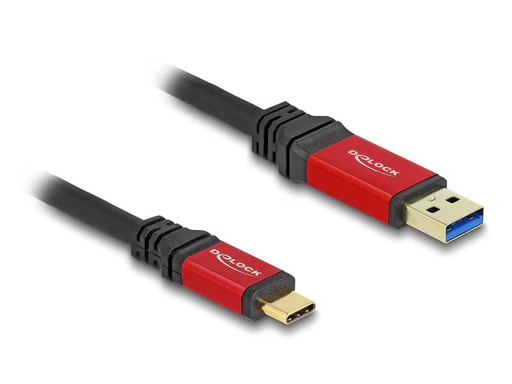 [90347901 1697449] Delock USB-Kabel 10 Gbps USB A - USB C 1 m