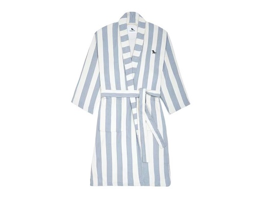 [90347978 1709969] Dock &amp; Bay Bademantel Waffle Storm Cloud Blau/Weiss