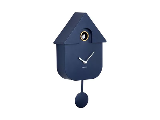 [90348014 1683836] KARLSSON Wanduhr Kuckuck Dunkelblau