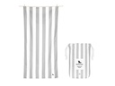 Dock & Bay Strandtuch Cabana L, Hellgrau/Weiss