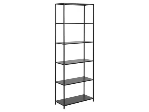 [90348070 1702462] AC Design Regal Newcastle 69,5 x 30 x 185 cm, Schwarz
