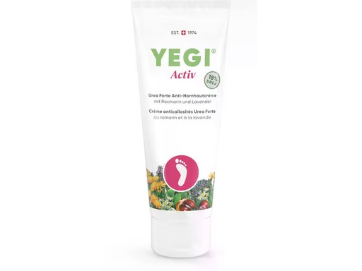 [90348134 1703439] Yegi Fusscrème Activ Urea 75 ml
