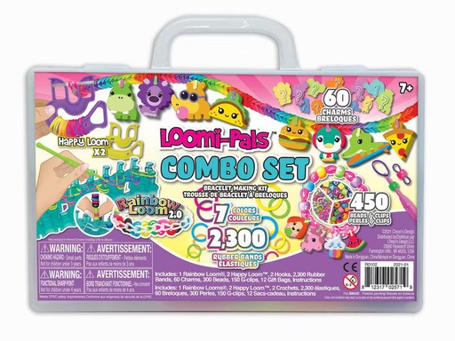 [90348155 1709106] BANDAI Bastelset Rainbow Loom Combo Set – Loomi-Pals
