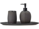 Bloomingville Seifenspender Hrin 3er Set, Anthrazit