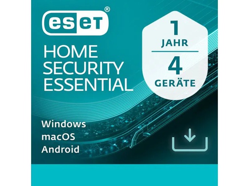 [90348187 1706278] ESET HOME Security Essential Vollversion, 4 User, 1 Jahr