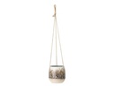Bloomingville Blumentopf zum Aufhängen Ø 16.5 cm, Beige