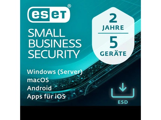 [90348280 1715089] ESET Small Business Security ESD, Voll., 5 User, 2 Jahre, ML