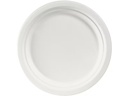 BioPak Einwegteller 22 cm, 50 Stück, Weiss