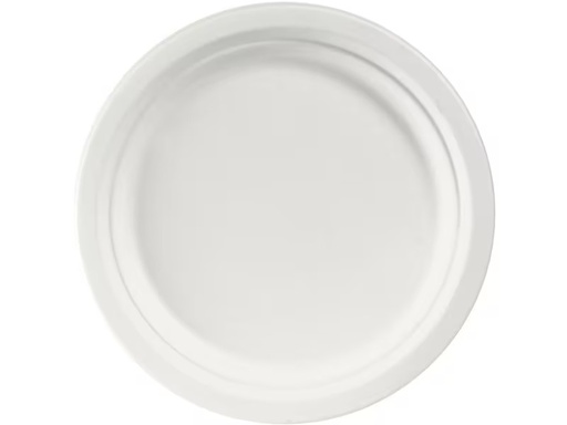 [90348321 1713096] BioPak Einwegteller 22 cm, 50 Stück, Weiss