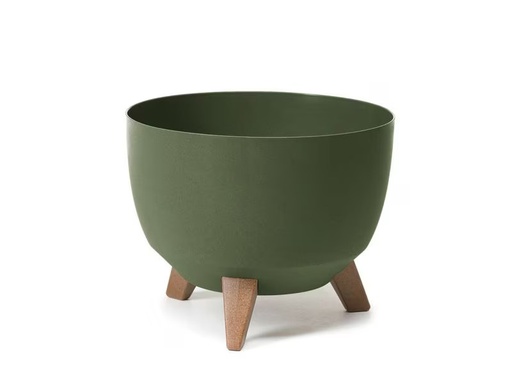 [90348455 1712156] Neogard AG Blumentopf ROMA ECO WOOD green Ø 29 cm