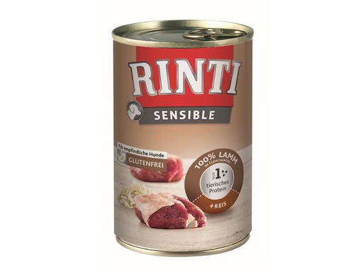 [90348458 1691068] Rinti Nassfutter Sensible Dose Lamm + Reis, 400 g