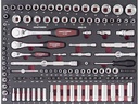 Kraftwerk Steckschlüssel-Set mit Ergokraft, 125-teilig