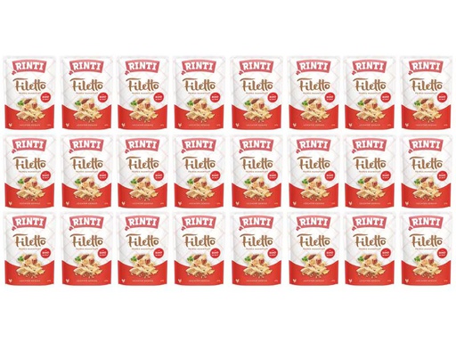 [90348499 1693575] Rinti Nassfutter Filetto Huhn + Rind in Jelly, 24 x 100 g