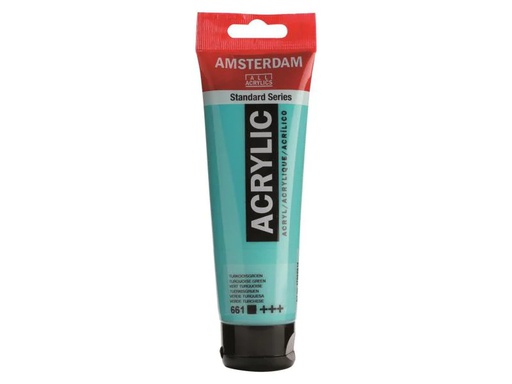 [90054992 995925] Amsterdam Acrylfarbe Standard 661 Türkisgrün deckend, 120 ml