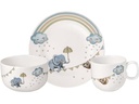 Villeroy & Boch Kindergeschirrset Walk Elephant 3-teilig, Hellblau