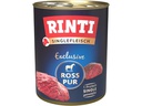 Rinti Nassfutter Singlefleisch Exclusive Ross Pur, 800 g