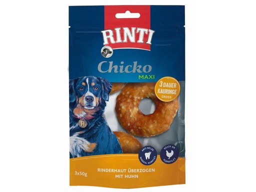 [90348545 1691090] Rinti Leckerli Maxi Dauer-Kauring L, 3 x 50 g