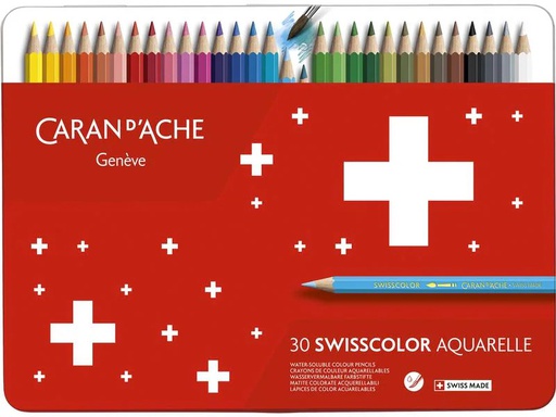 [90348559 1617581] Caran d'Ache Aquarellfarbstifte Swisscolor 30 Stück