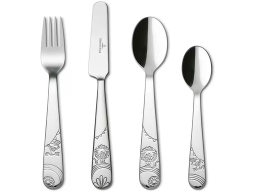 [90348570 1710659] Villeroy &amp; Boch Kinderbesteckset Roar Lion 4-teilig, Silber