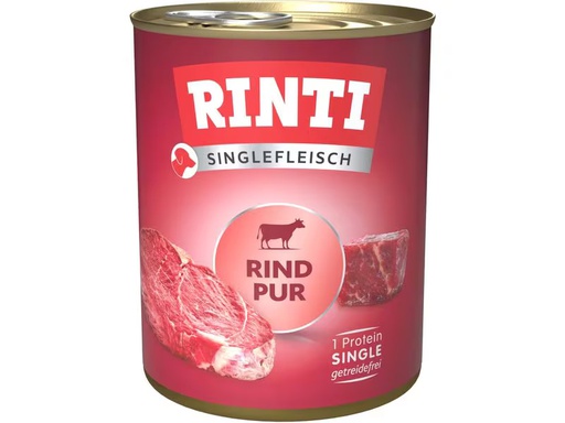 [90348601 1691083] Rinti Nassfutter Singlefleisch Dose Rind Pur, 800 g